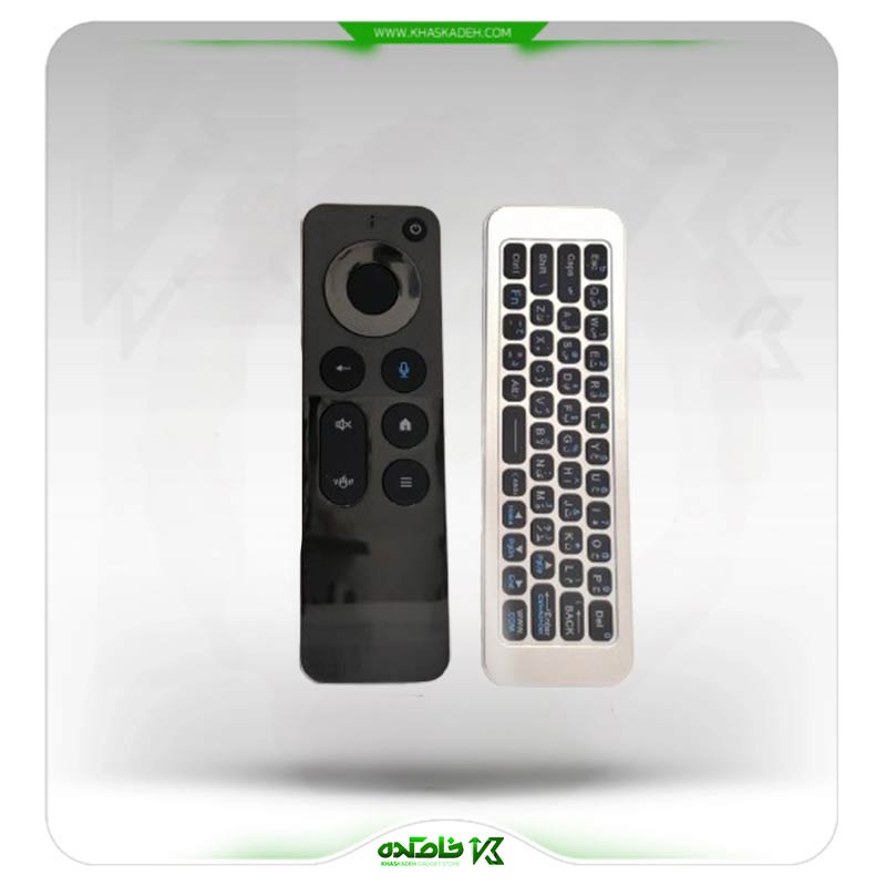 ریموت کنترل صوتی با کیبورد مینیاتوری و ایر موس 2.4G